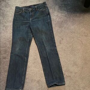 Talbots Blue Straight Jeans Classic Fit
